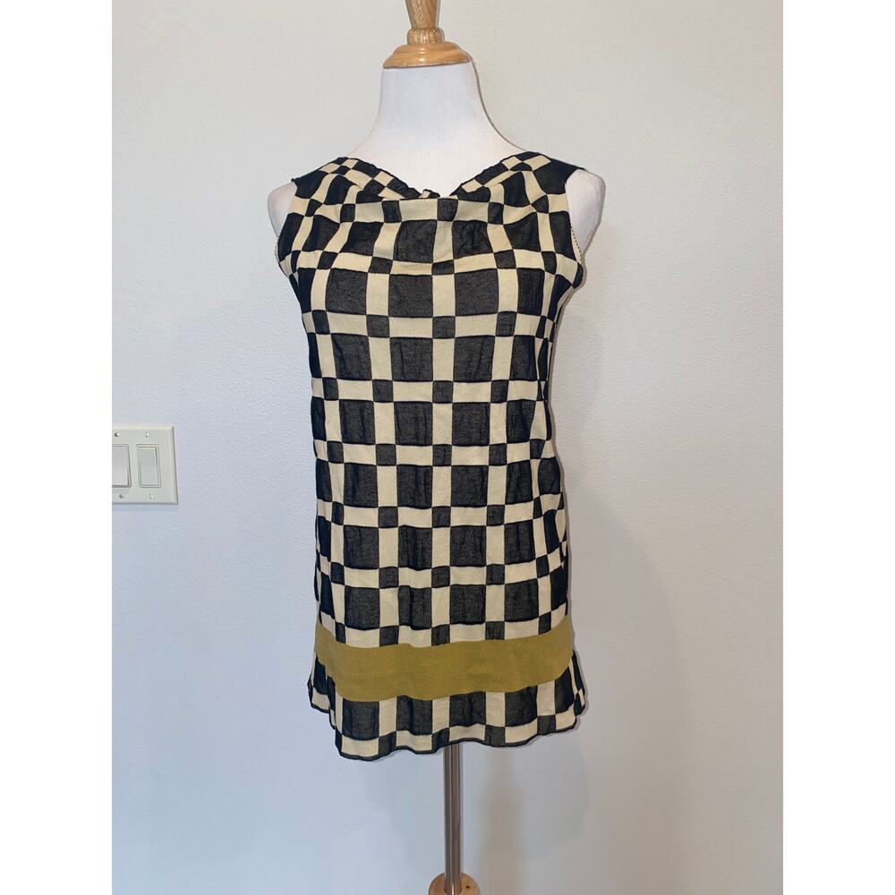 Cividini Italy Sweater Sleeveless Top Tunic Size 44 Medium